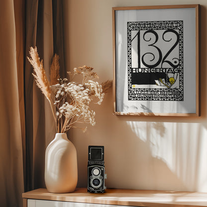 132nd Day of Fasting - Poster / Art Print - interiör