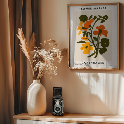 Flower Market. Copenhagen - Poster / Art Print - interiör