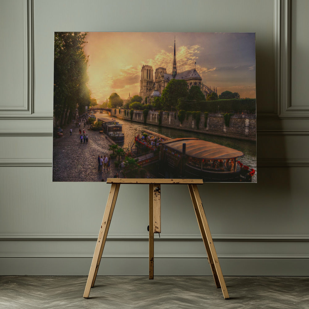 Cathédrale Notre-Dame de Paris - Poster / Art Print - interiör