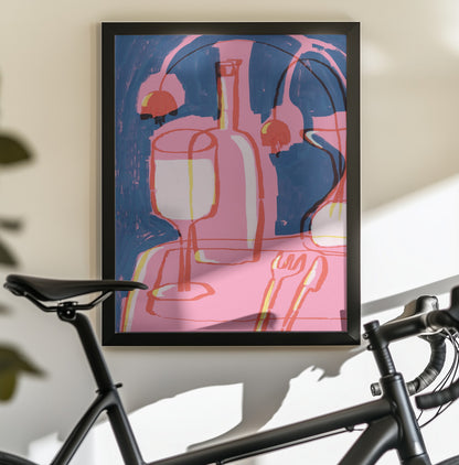 Neon Still Life No 4 - Poster / Art Print - interiör