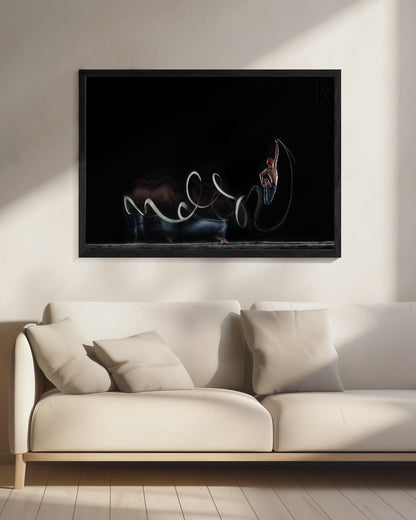 Jump Up & Lite Up Your Life - Poster / Art Print - interiör