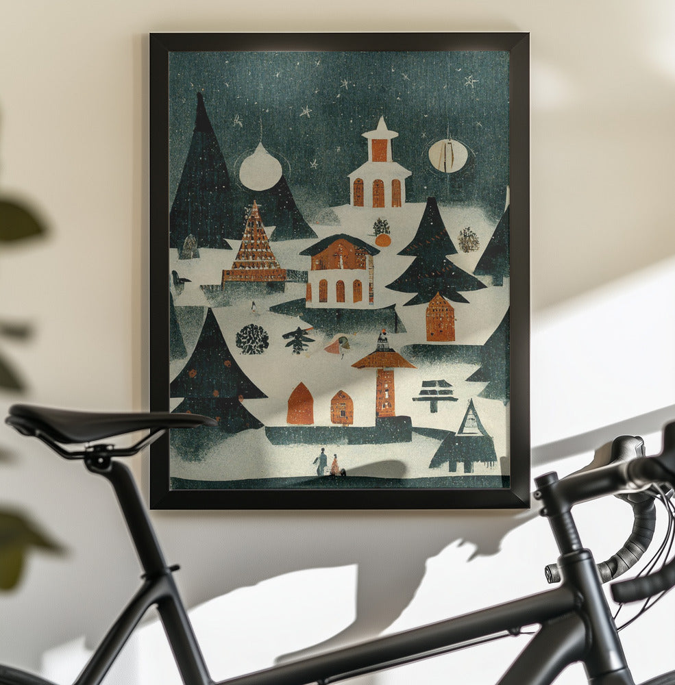 Before Christmas - Poster / Art Print - interiör