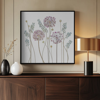 Allium - Poster / Art Print - interiör