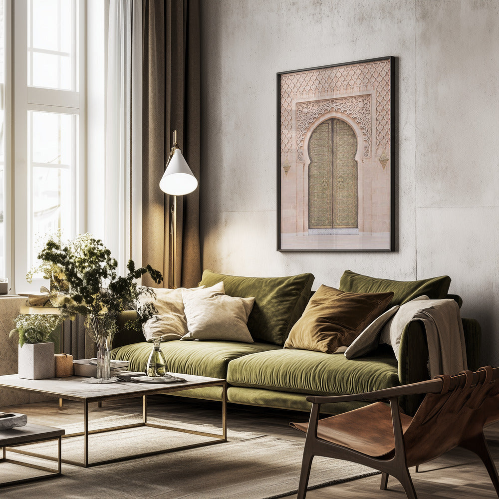 Boho Door - Poster / Art Print - interiör
