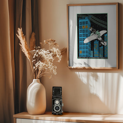 Tête Á Tête On the 968th Floor of a Skyscraper - Poster / Art Print - interiör