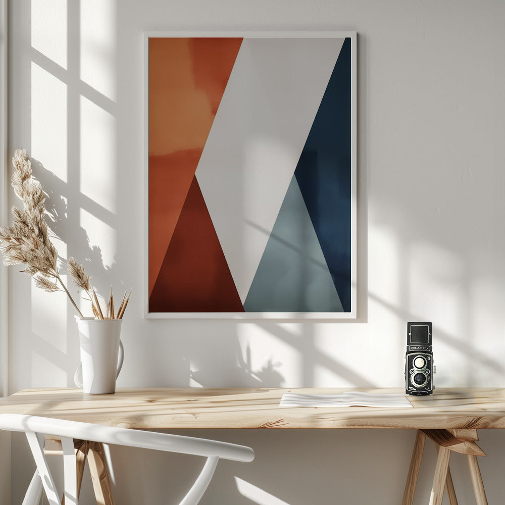 Perfect Geometric Shapes No 1 - Poster / Art Print - interiör