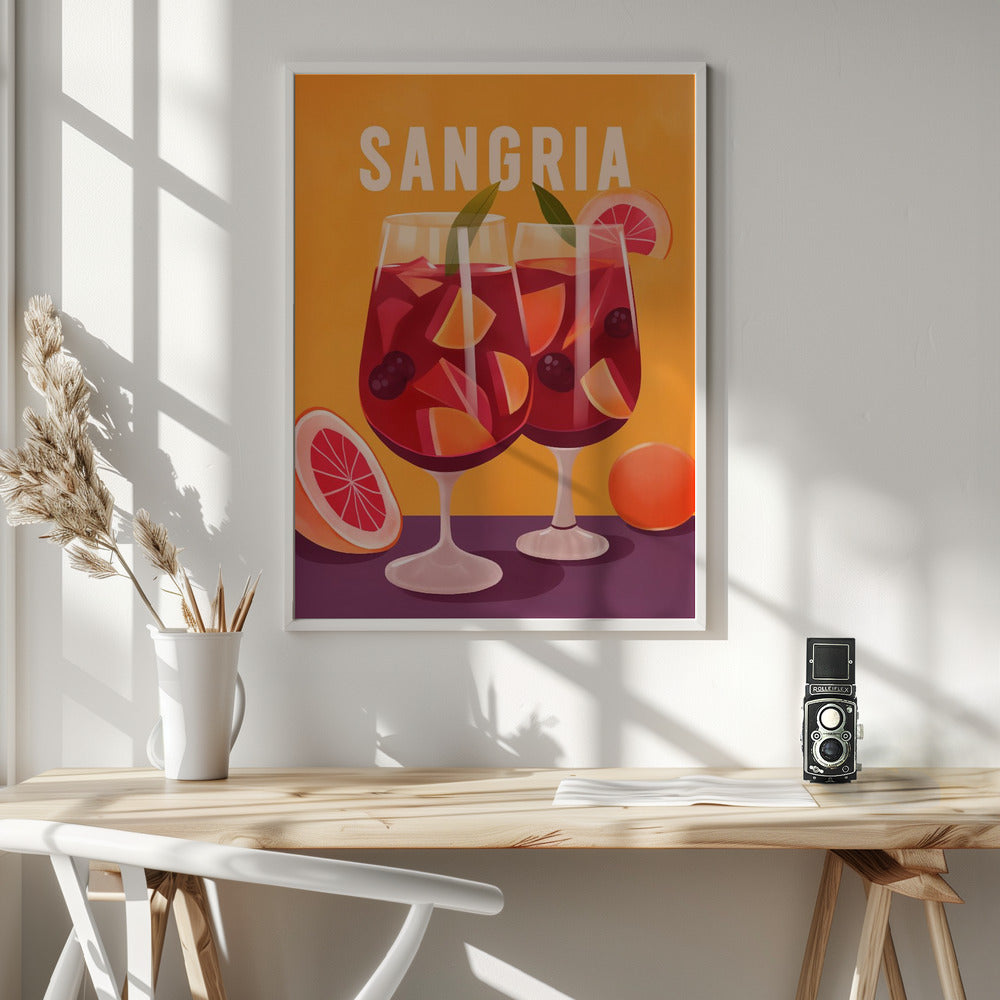 Sangria - Poster / Art Print - interiör
