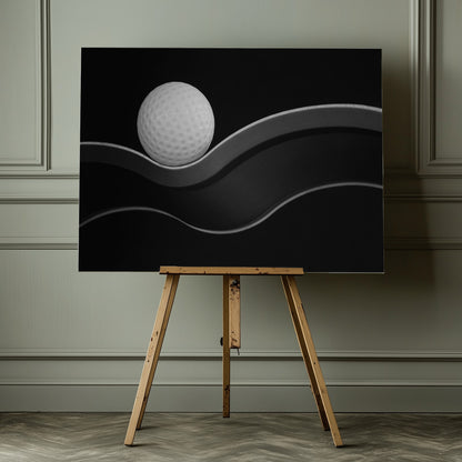 Craters and Curves - Poster / Art Print - interiör