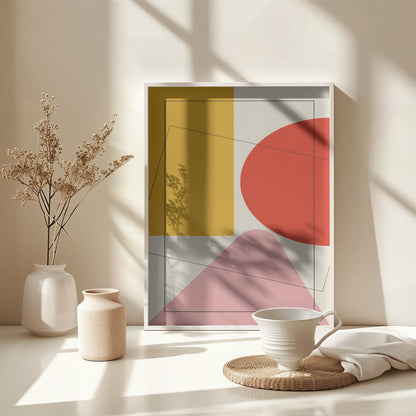 Four Triangles - Poster / Art Print - interiör