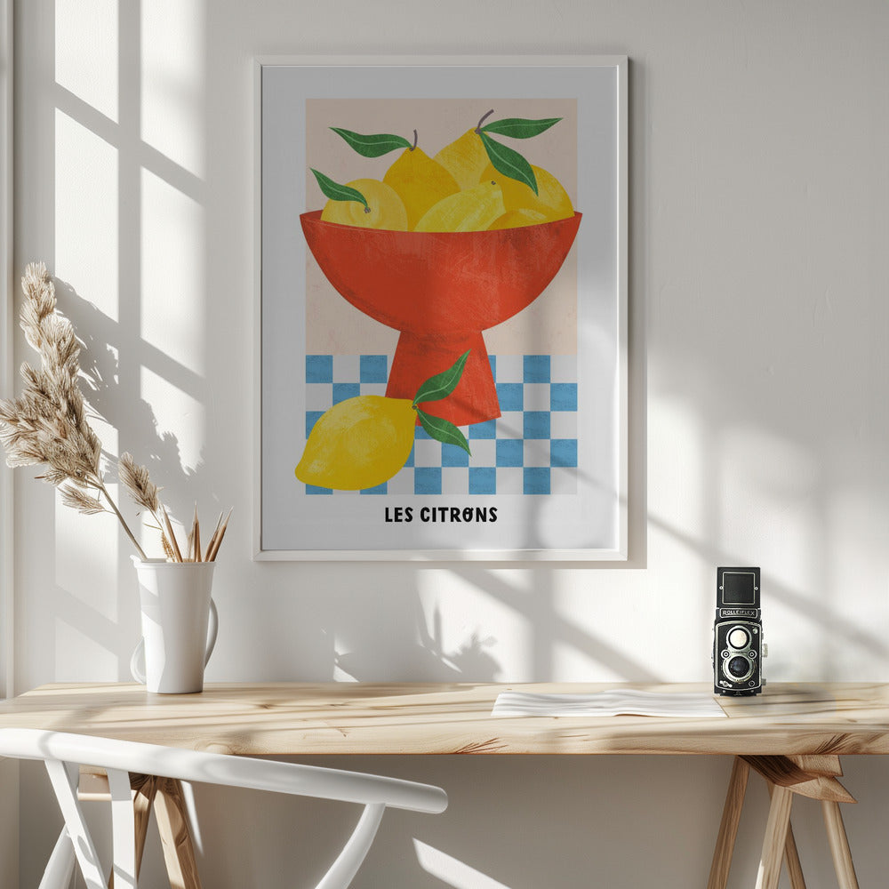 Les Citrons - Poster / Art Print - interiör