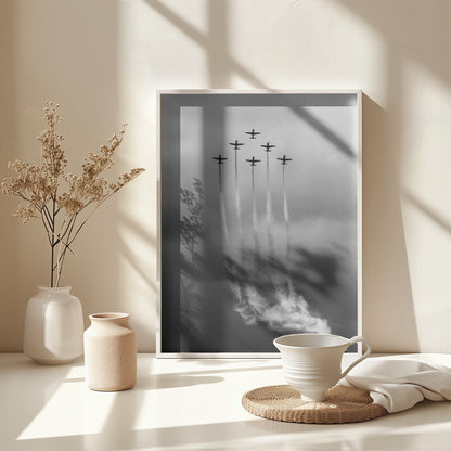 Six on Cloud - Poster / Art Print - interiör