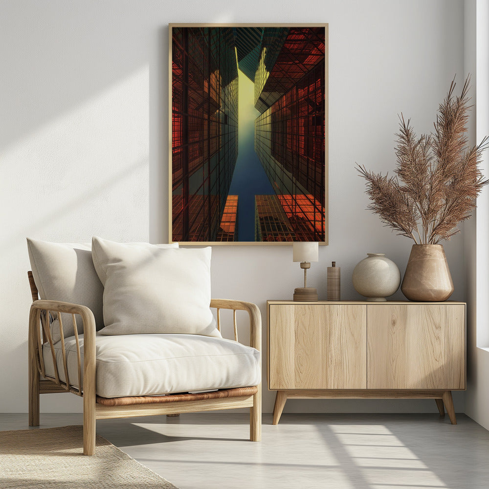 Hong Kong city - Poster / Art Print - interiör