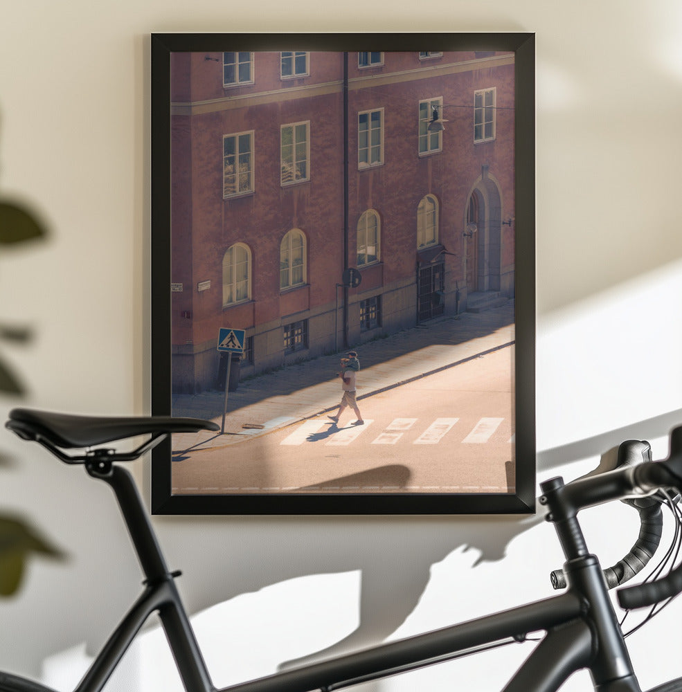 Shoulder rides - Poster / Art Print - interiör