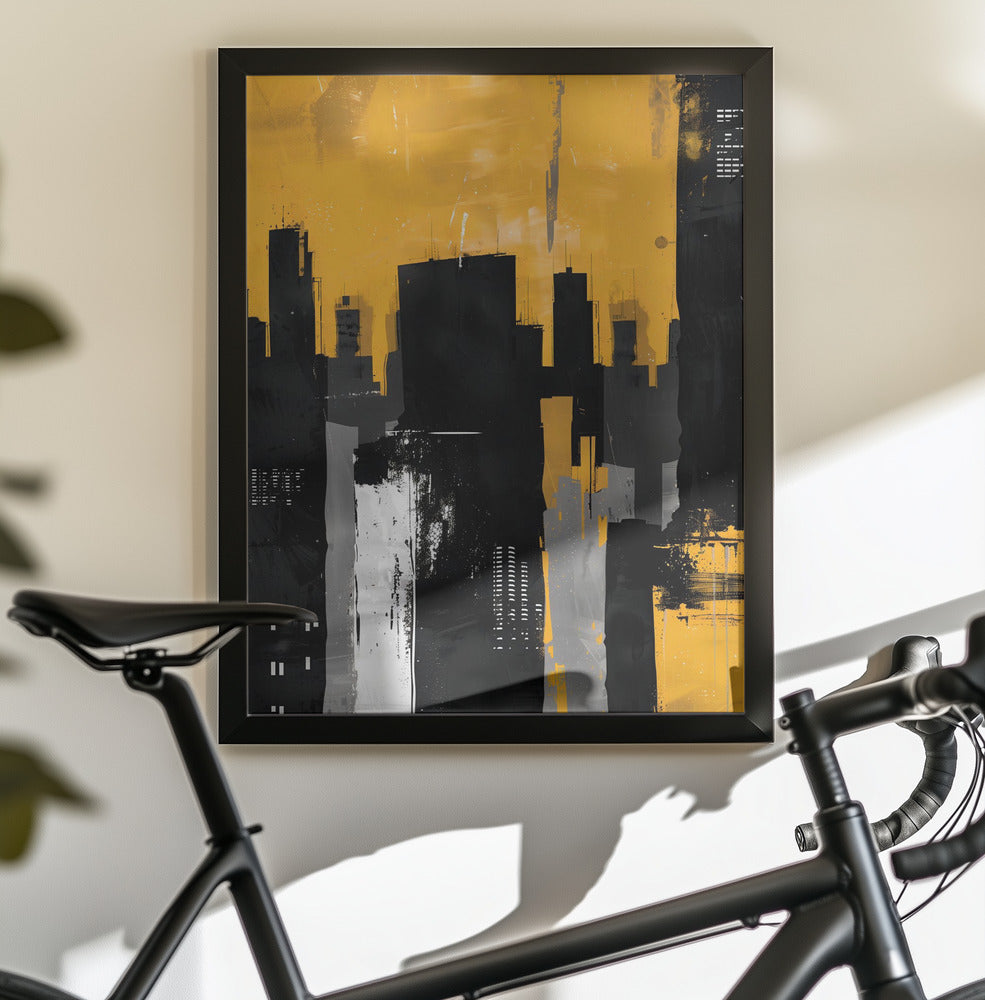 Big City Skyline - Poster / Art Print - interiör