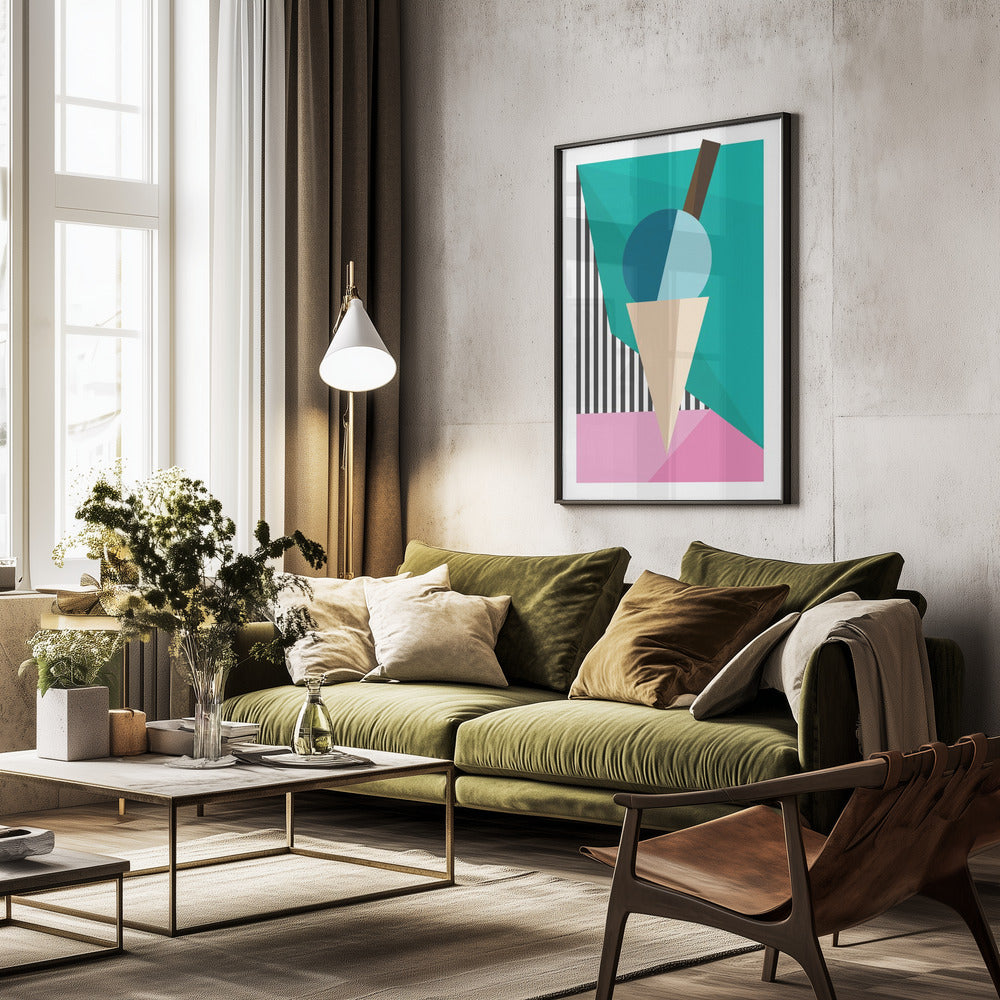 Ice Cream - Poster / Art Print - interiör