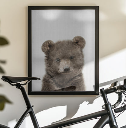 Peekaboo Baby Bear - Poster / Art Print - interiör