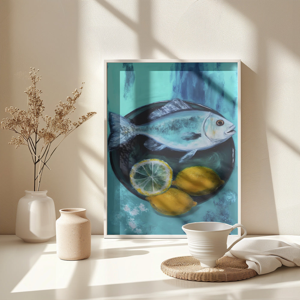 A Fishplate - Poster / Art Print - interiör
