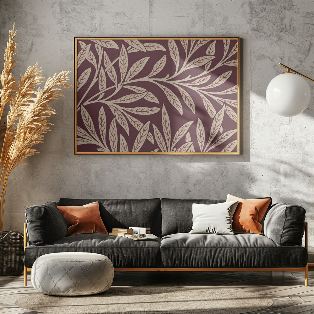 William Morris Wall Mural 07 - Poster / Art Print - interiör