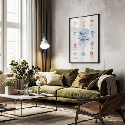 Positivity - Poster / Art Print - interiör