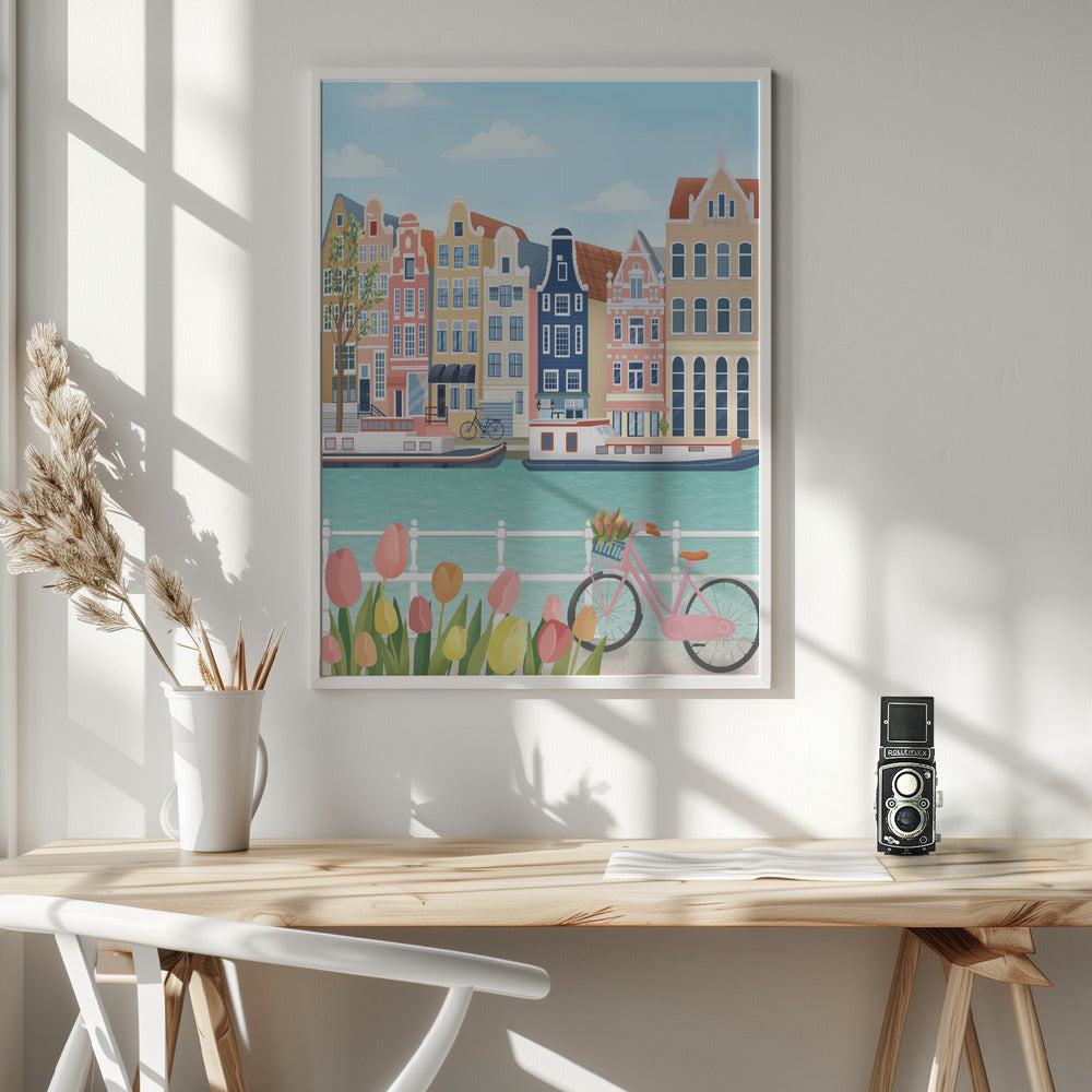 Amsterdam City - Poster / Art Print - interiör