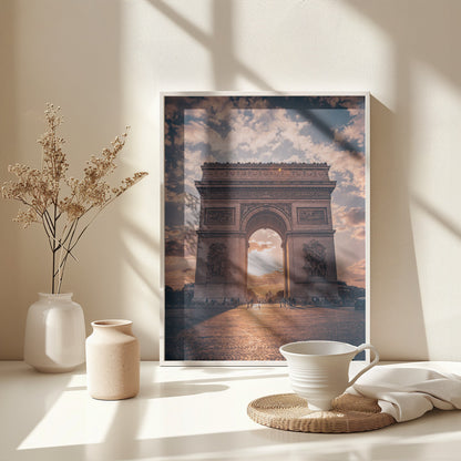 Golden Arc of Paris - Poster / Art Print - interiör