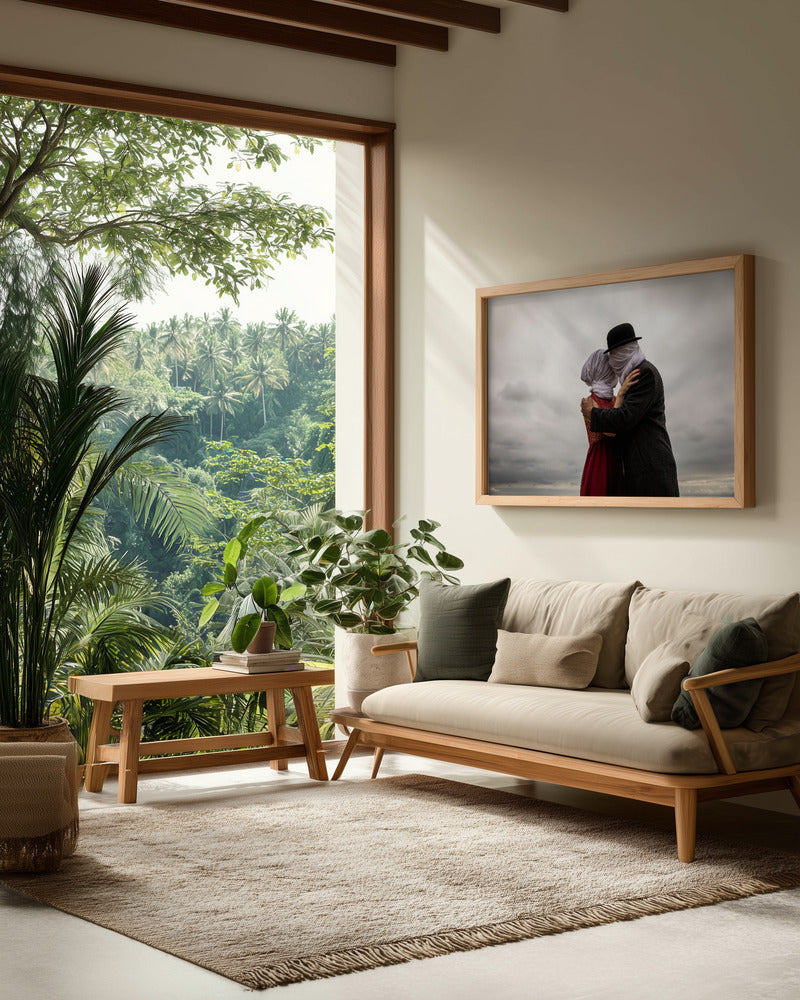 The Lovers then and Now - Poster / Art Print - interiör