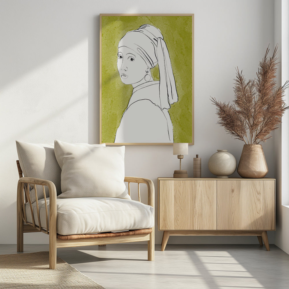 Echo of a Pearl - Poster / Art Print - interiör