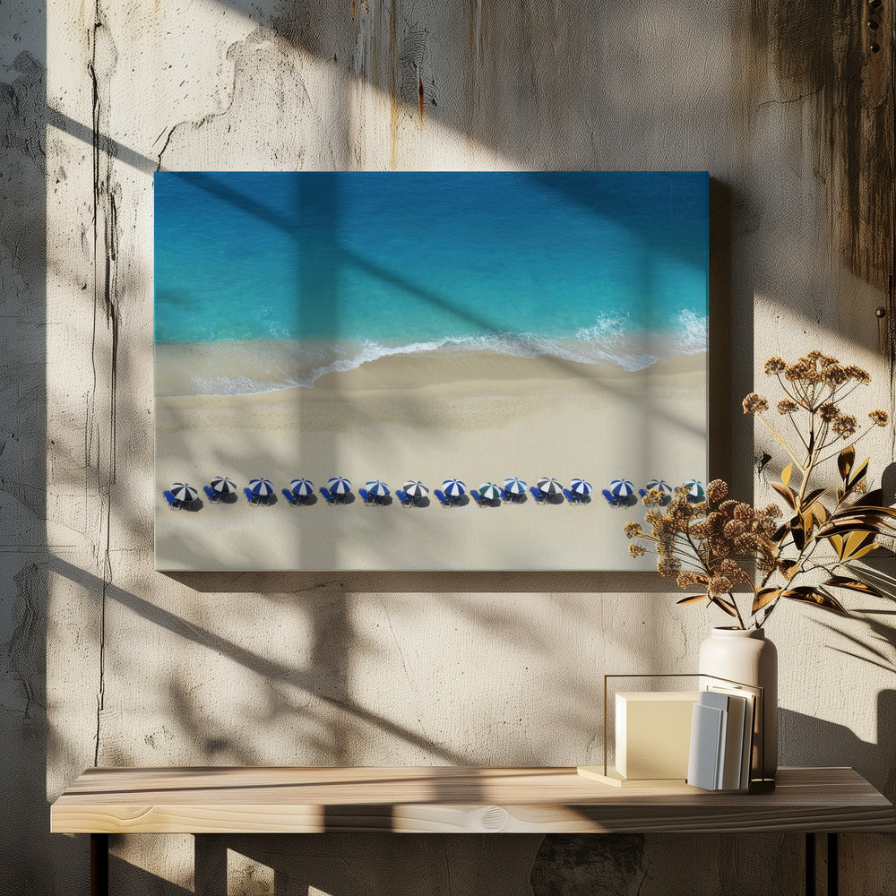 On the beach - Poster / Art Print - interiör