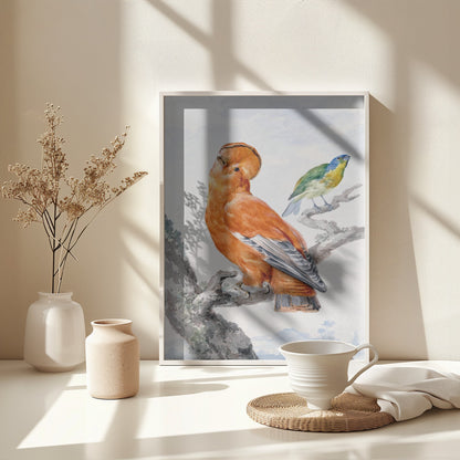 Two Exotic Birds - Poster / Art Print - interiör