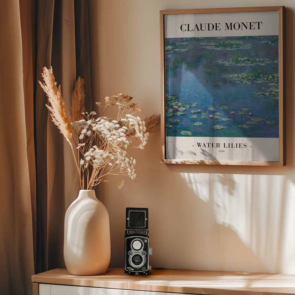 Water Lilies - Poster / Art Print - interiör