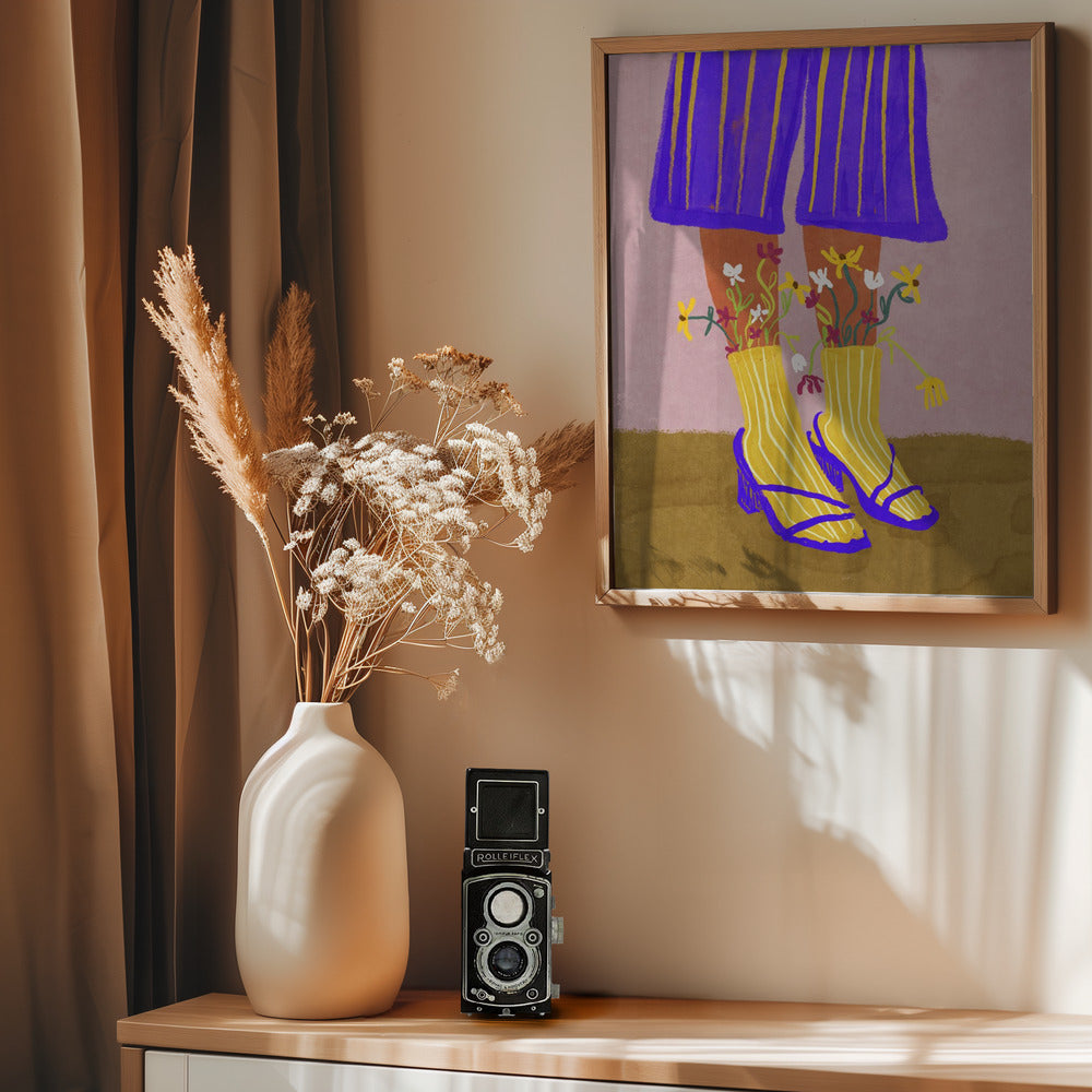 Fashion Shoot - Poster / Art Print - interiör