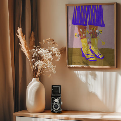 Fashion Shoot - Poster / Art Print - interiör