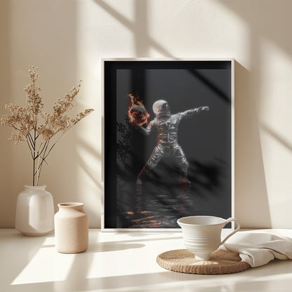 Planet Thrower - Poster / Art Print - interiör
