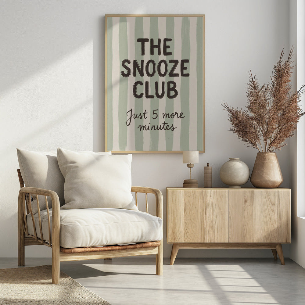 The Snooze Club - Poster / Art Print - interiör