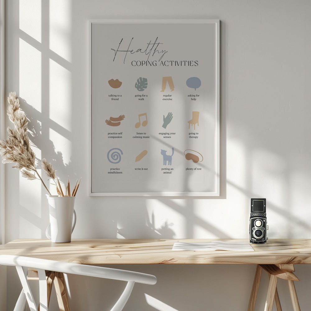 Healthy Cope - Poster / Art Print - interiör