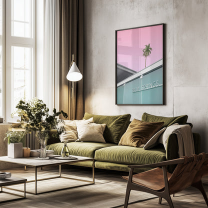 Welcome to Palm Springs - Poster / Art Print - interiör