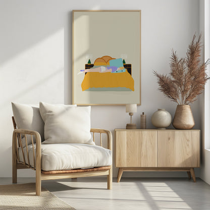 Digital Nomad - Poster / Art Print - interiör