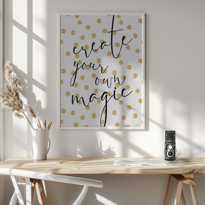 Create Magic - Poster / Art Print - interiör