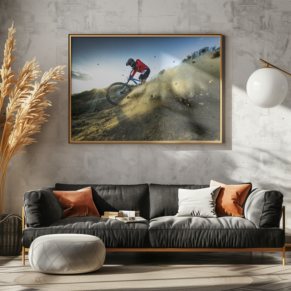 Downhill - Poster / Art Print - interiör