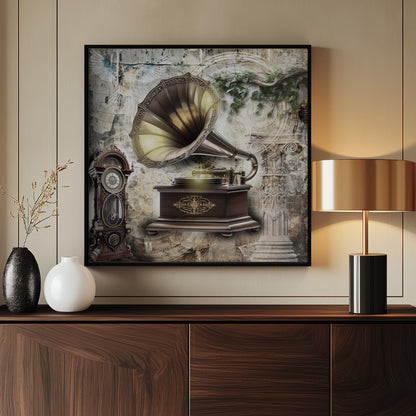 Gramophone Art 1 - Poster / Art Print - interiör