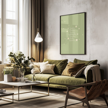 Happy Day - Poster / Art Print - interiör