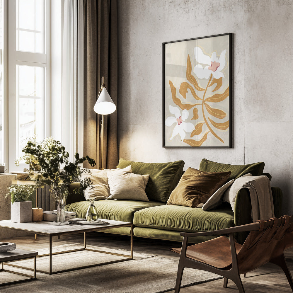 Flowerflowerflower - Poster / Art Print - interiör