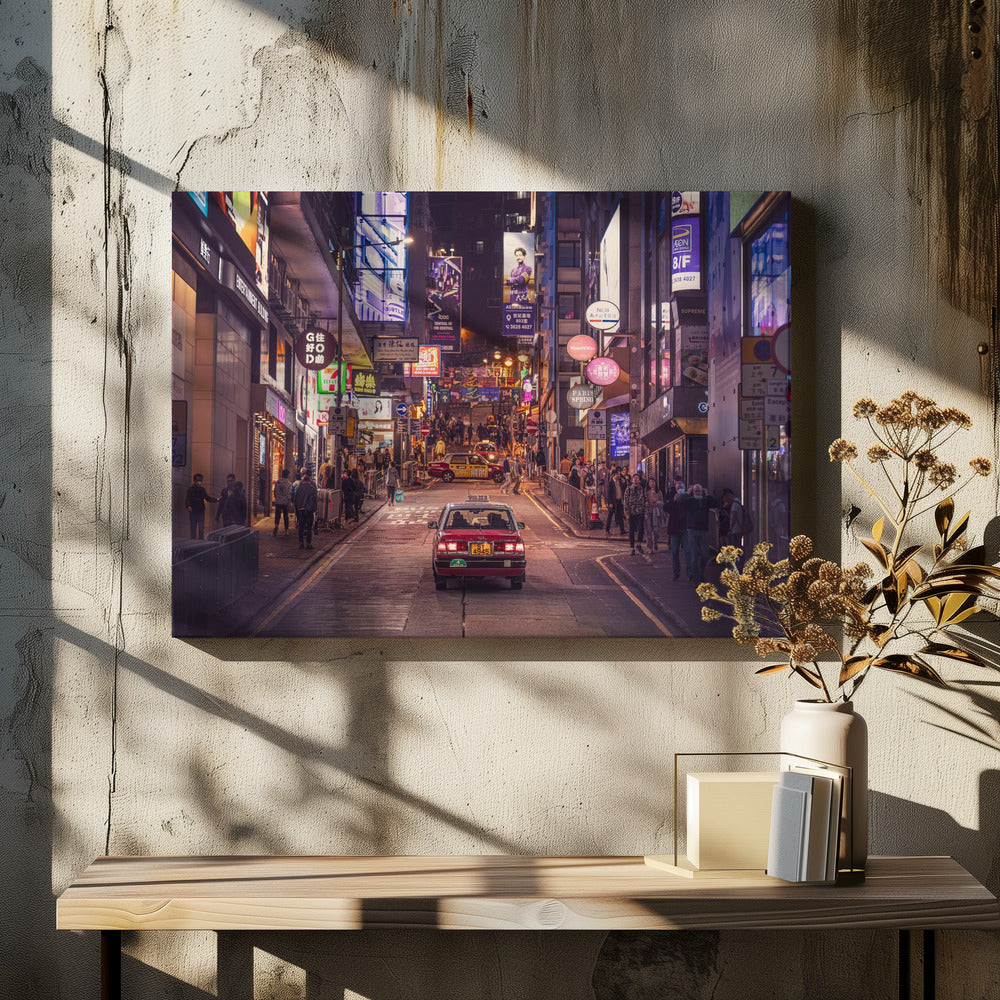 Streets of HK - Poster / Art Print - interiör
