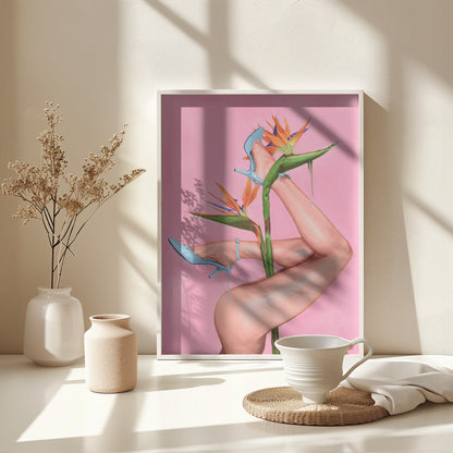 Bird of Paradise - Poster / Art Print - interiör