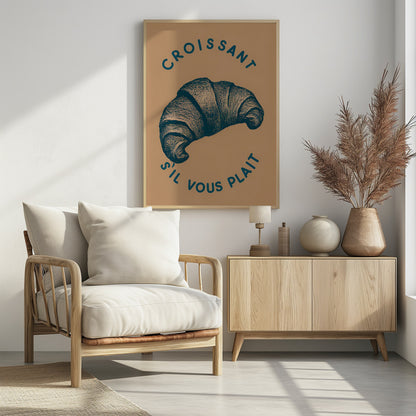 Croissant - Poster / Art Print - interiör