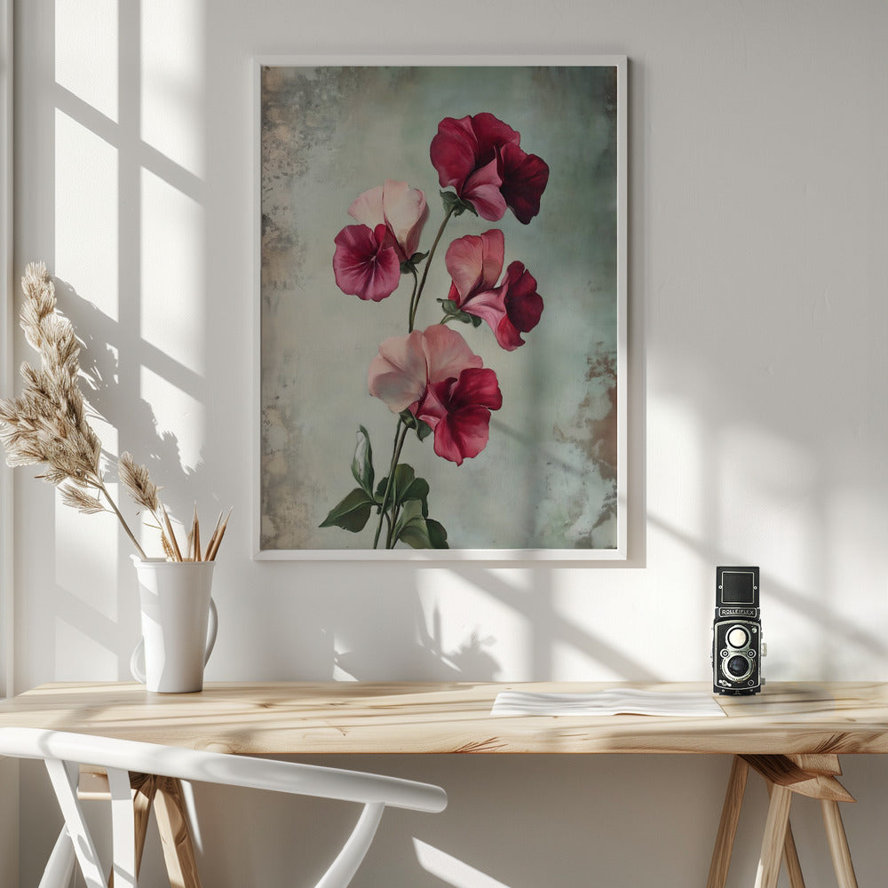 Sweet Pea - Poster / Art Print - interiör