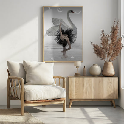 Swan Lake - Poster / Art Print - interiör