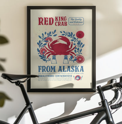 Crab kitchen print - Poster / Art Print - interiör
