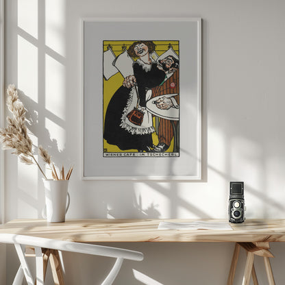 Viennese Café In the Little Café - Poster / Art Print - interiör