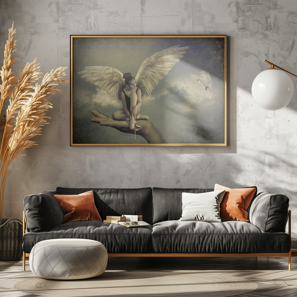 Spread your wings - Poster / Art Print - interiör